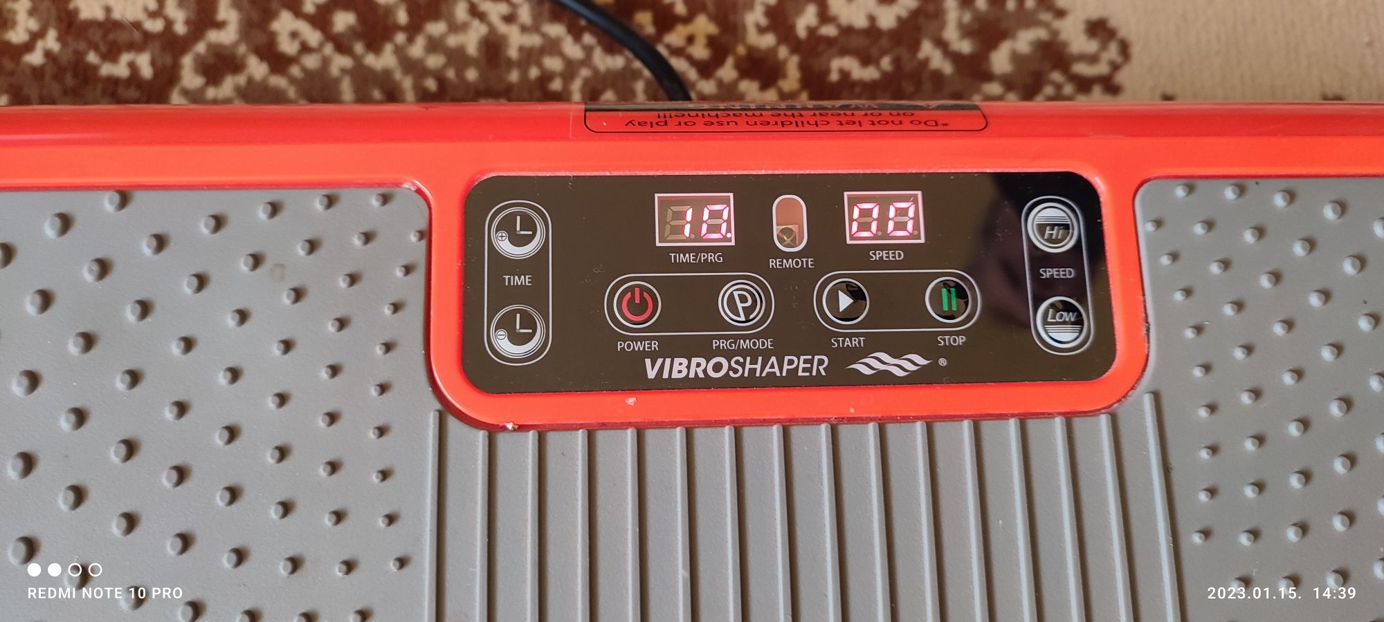 Vibro shaper aparat fitness