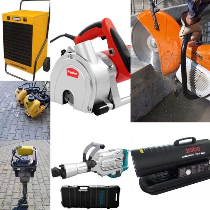 Inchiriez placa compactoare , dezumidificator, tun caldura , picamer .