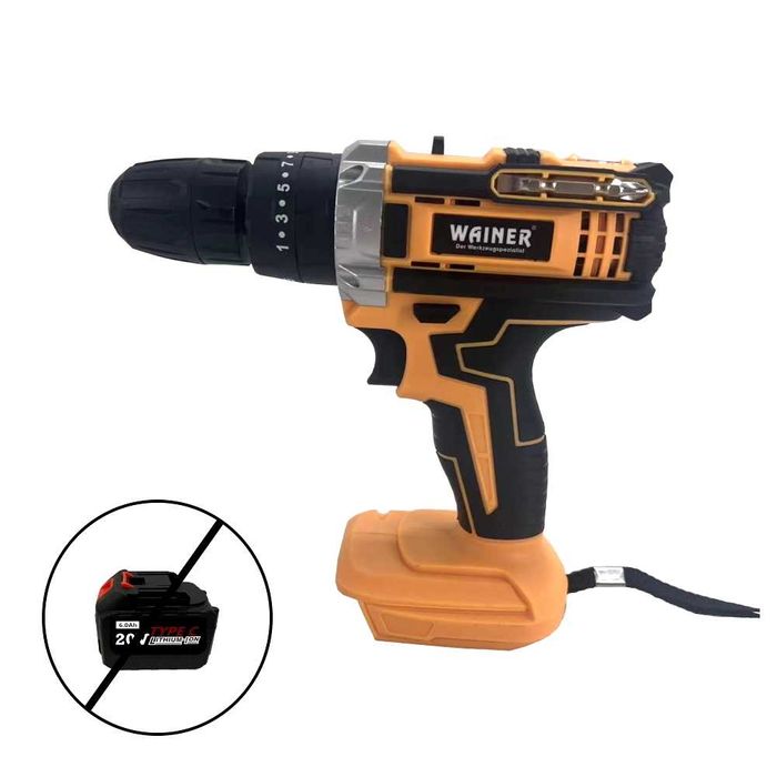 Masina gaurit / insurubat impact 20V 28Nm WAINER C20 fara acumulator