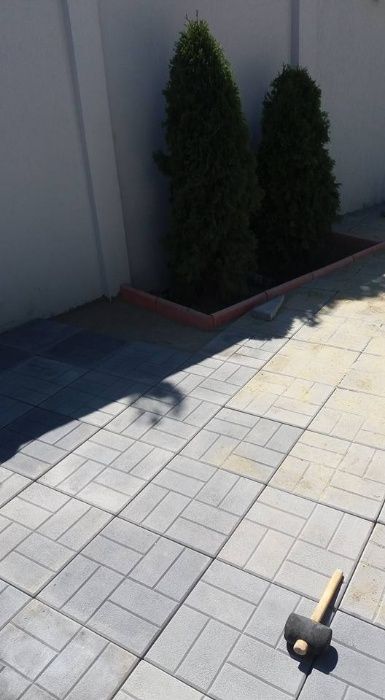 Pavaje auto pentru zone rezidentiale - pavele model combi diagonal