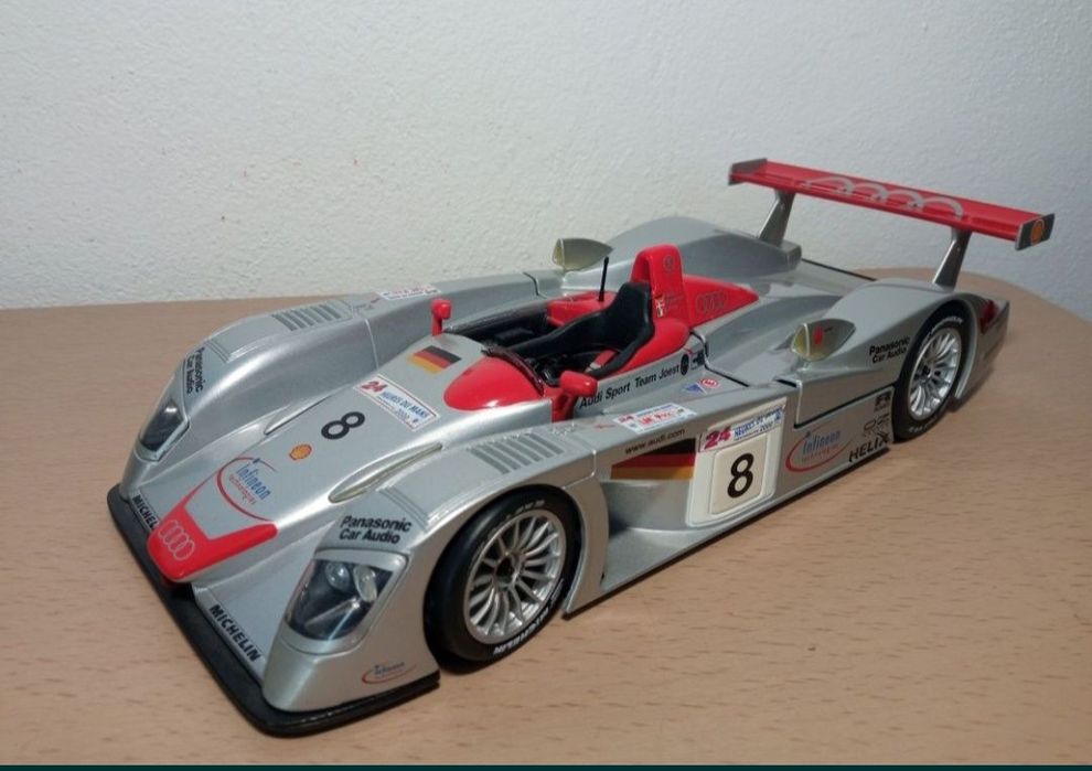 Audi R8 lemans maisto scara 1:18