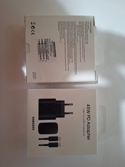 Продавам чисто нови оригинални супербързо зарядни "Samsung"45w и 25w.