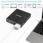 Външна батерия за лаптоп Krisdonia AC  27000mAh 130W Power Bank с 220V