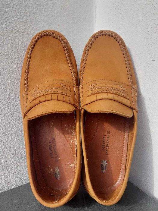 HUSH PUPPIES-Оригинални мокасини Естествена кожа-41 номер