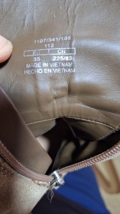 Ghete Stradivarius piele