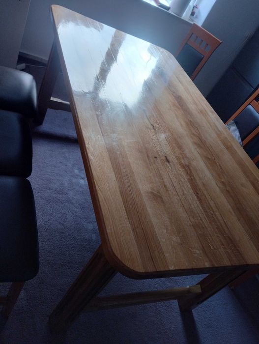 Masă nouă din lemn masiv, stejar!