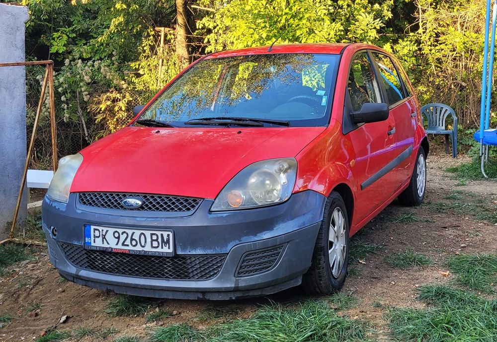 Ford Fiesta 1.25 бензин с Газова уредба 2007г.