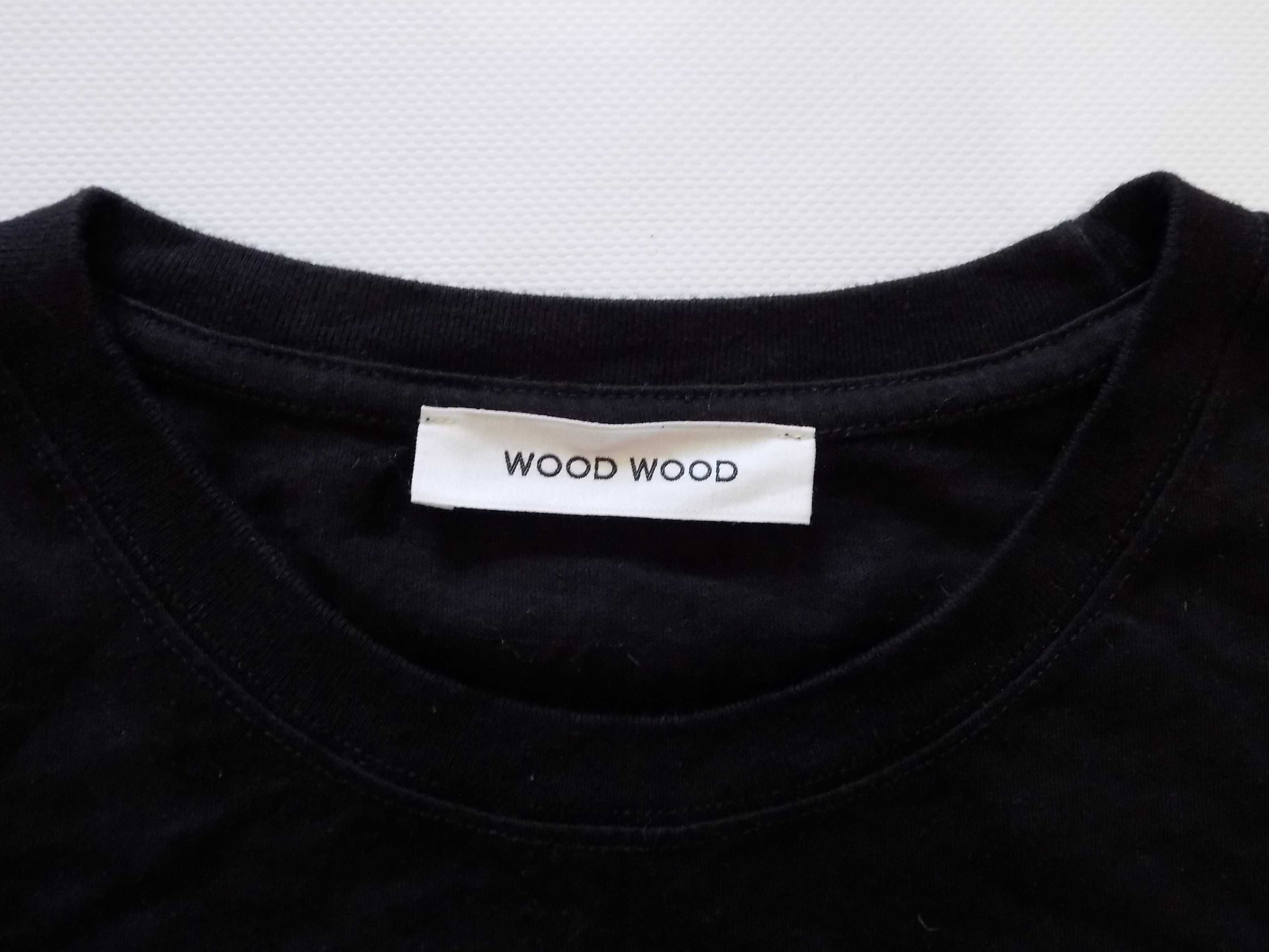 Тениска wood wood блуза потник фанела риза оригинална мъжка черна L
