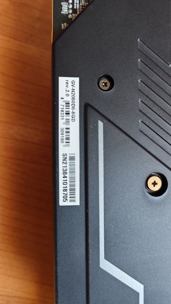 Видеокарта GIGABYTE GeForce RTX™ 2060 OC 6GB

Карта