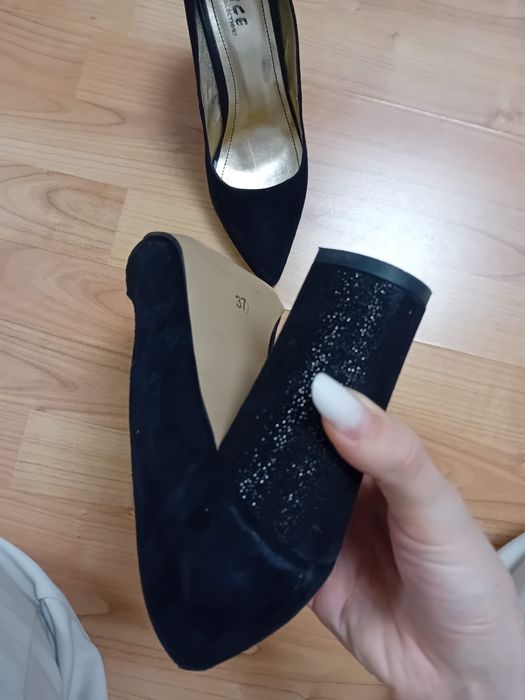 pantofi cu toc de dama