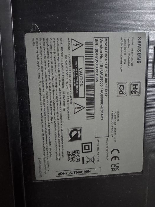 Televizor Samsung 125 cm pentru piese