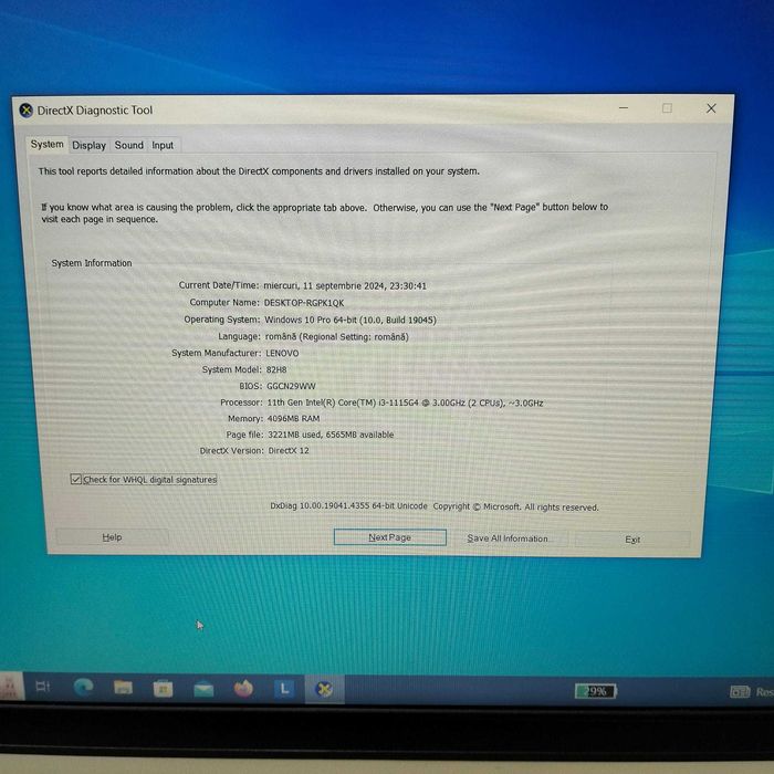 Laptop Lenovo IdeaPad i3-1115G4 I5" 4GB RAM 256GB SSD Zeus 28719