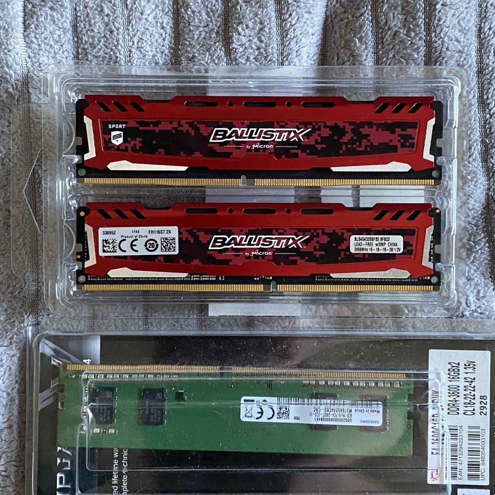 Оперативная память ddr4 16 gb 8x2 2666Mhz