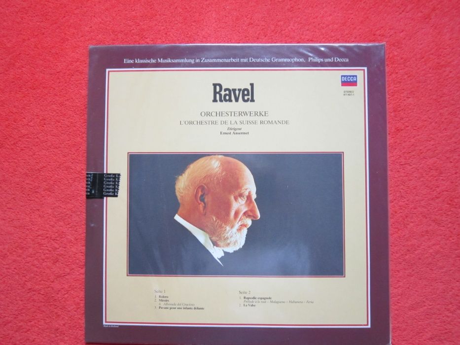 vinil nou Ravel-Orchesterwerke-E.Ansermet-Germania 1980-un cadou rar
