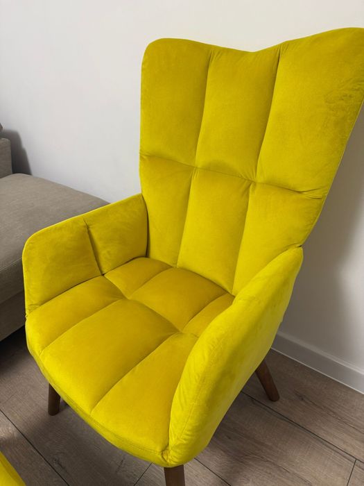 Fotoliu galben mustar
