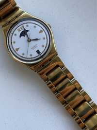 Ceas foarte rar Swatch GX709, fazele lunii, placat cu aur
