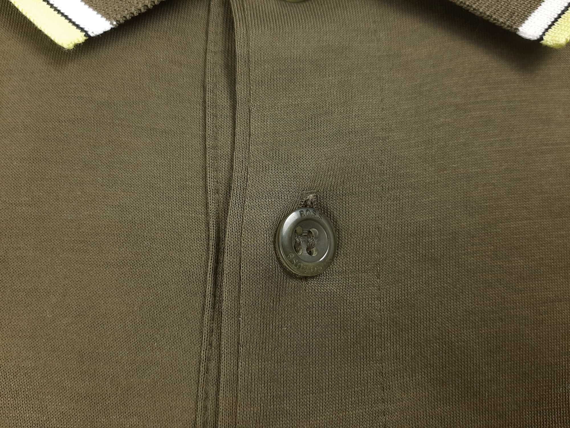 Hugo Boss Paddy AP 1 - Оригинална мъжка тениска с яка р-р XL