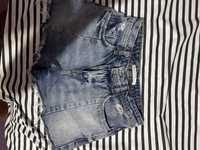 Pantaloni scurti  albastri denim Zara 34, Sinsay XS