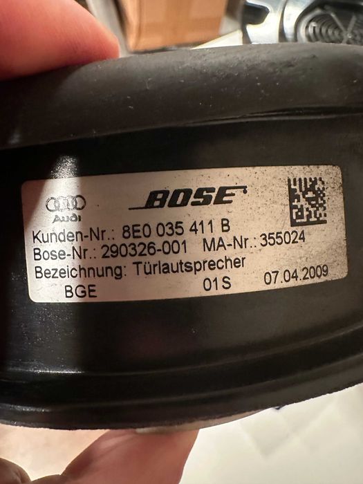 Sistem audio complet Bose Audi A3 8P Facelift