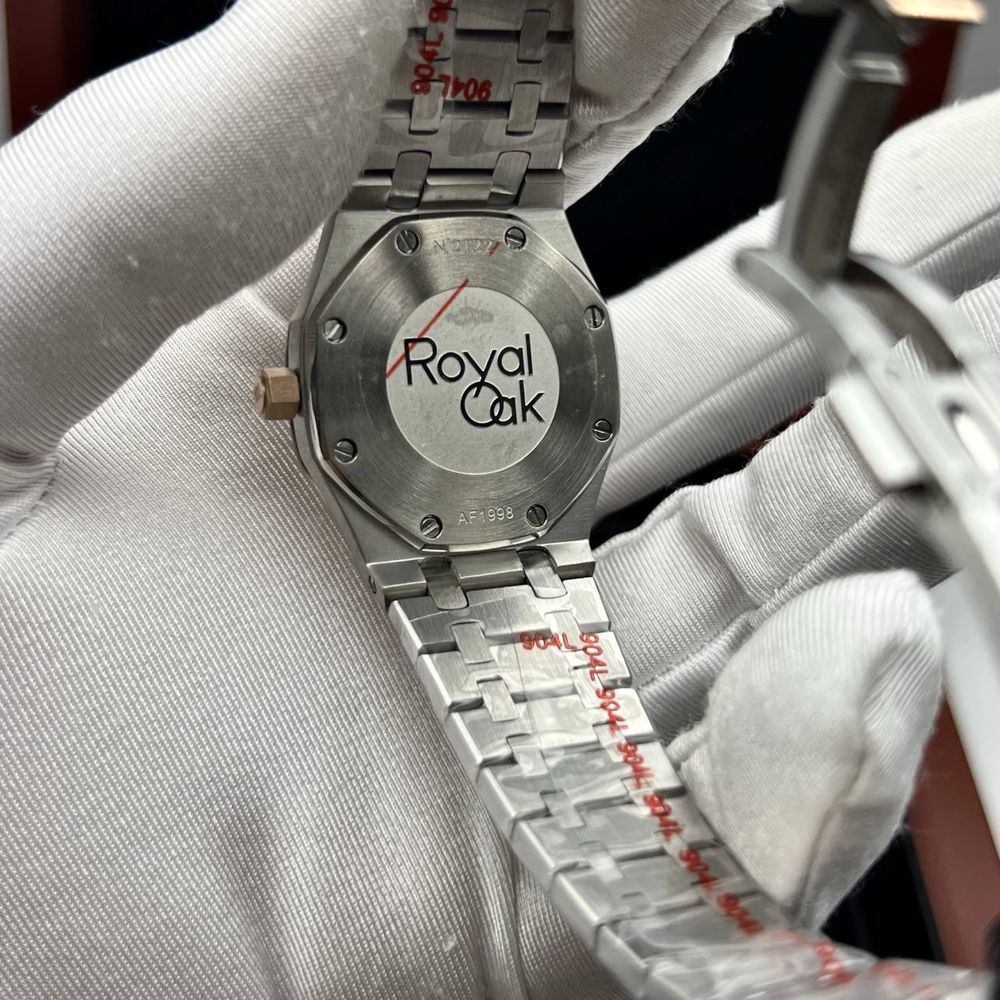 Ceas Ap royal oak white dial 33 mm lady