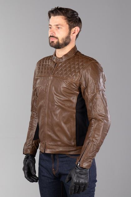 ПРОМОЦИЯ Кожено мото яке COURSE BOMBER,размери S, M, L, XL,NEW