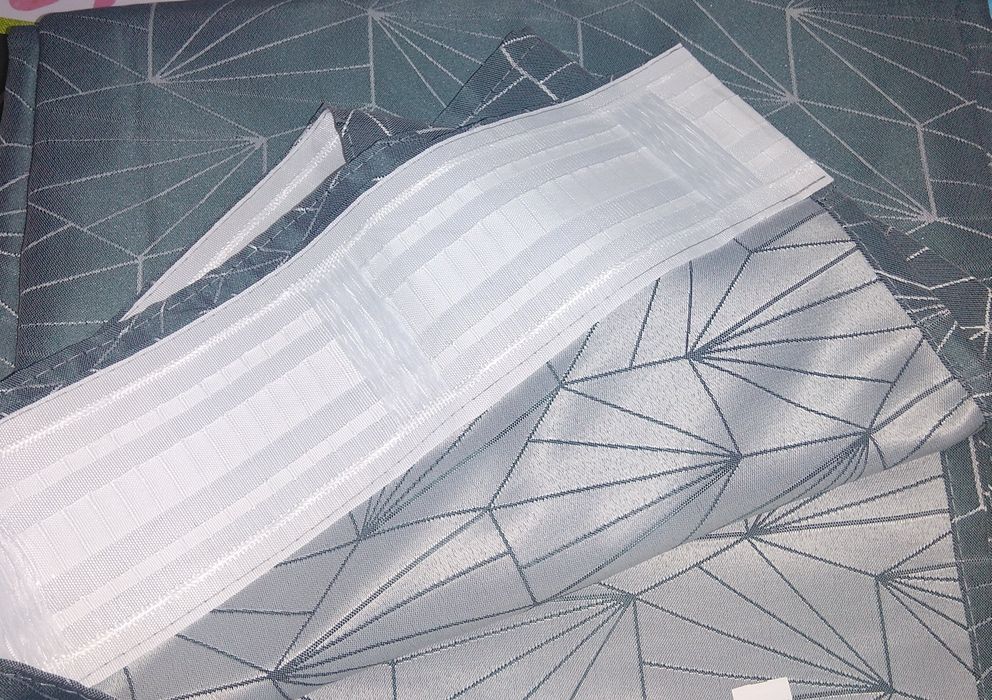 Плътни завеси в сиво- зелен нюанс