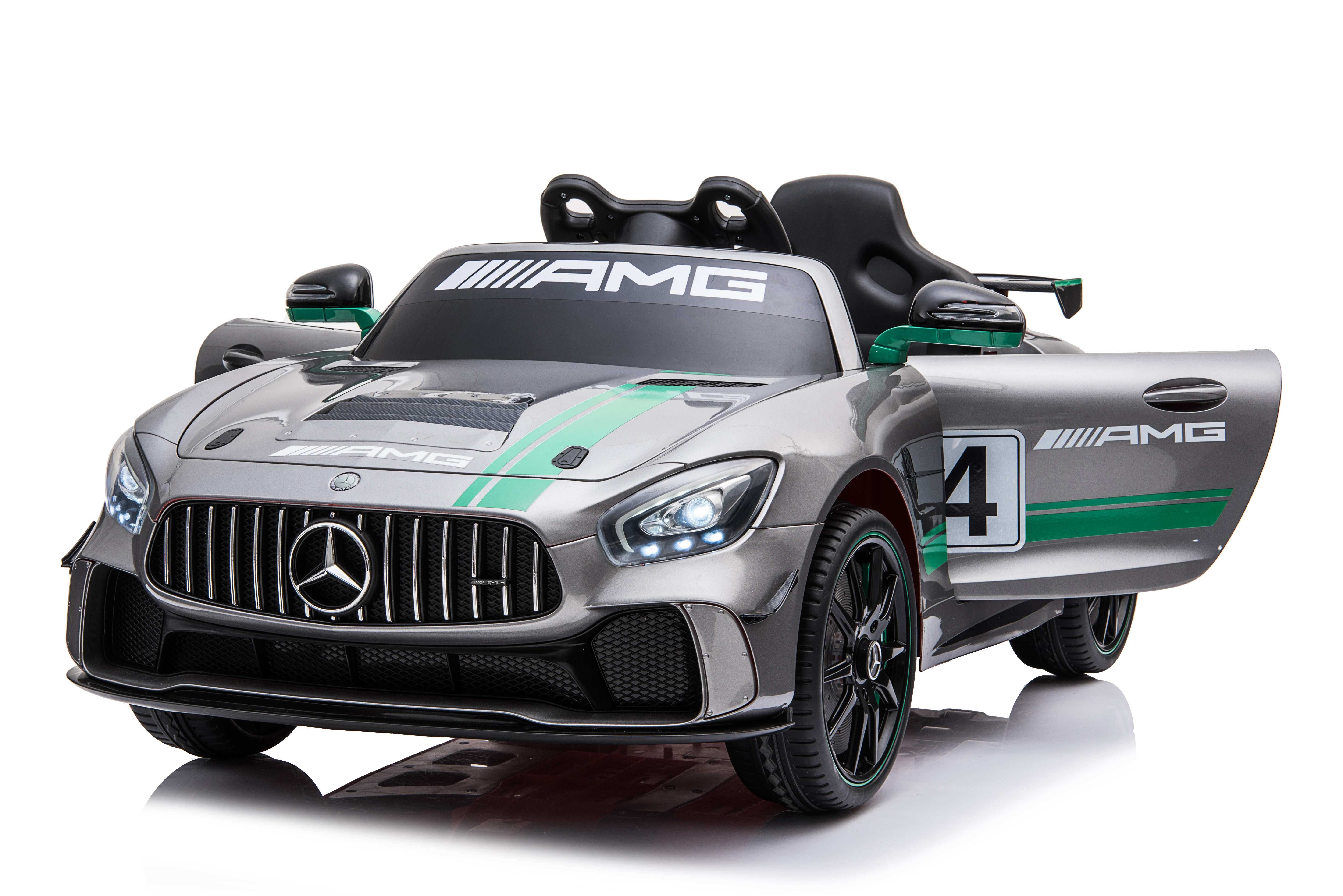 Лицензирана Акумулаторна Кола Mercedes GT4 EVO, 100W, 12V/7Ah