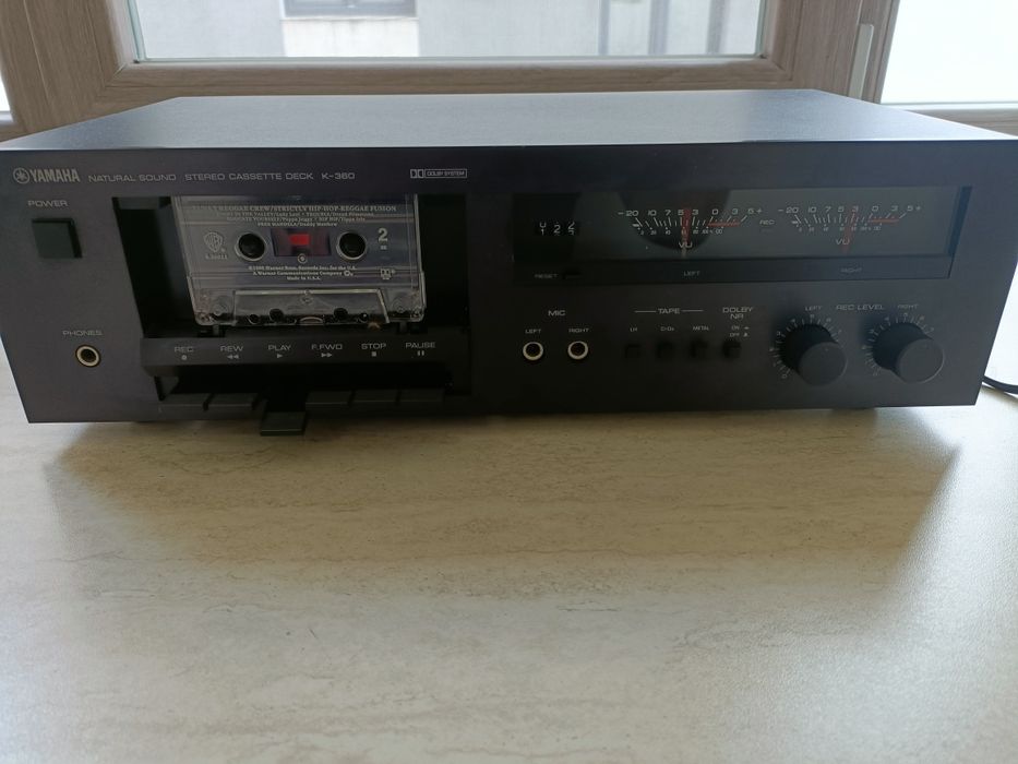 Yamaha K 360 stereo cassette deck, made in Japan, ca nou