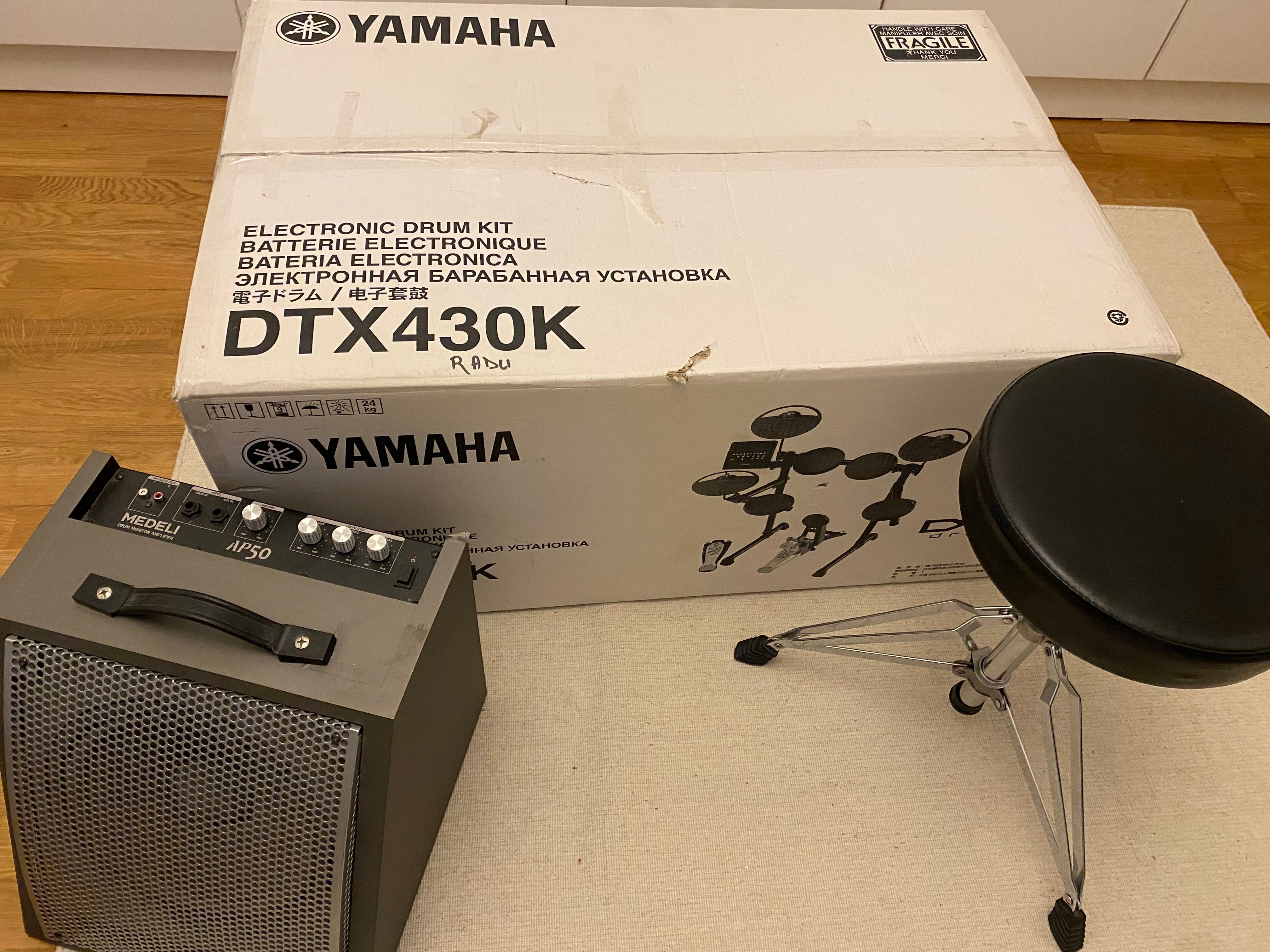 Set Baterie Electronică (tobe) Yamaha DTX430K