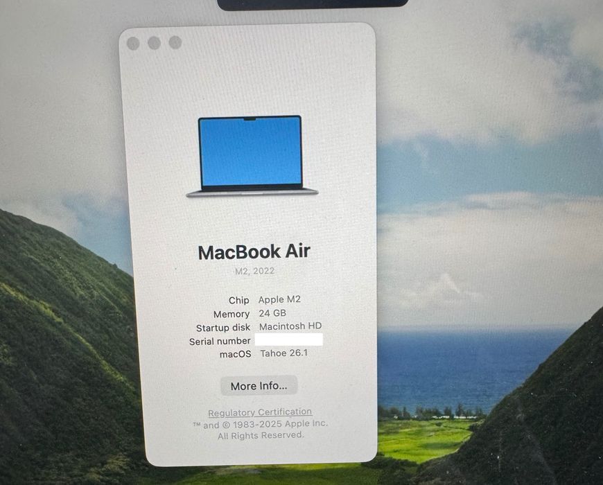 MacBook Air 13 M2 24/512