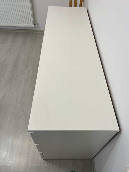 Comoda alba 160 x 48 x 78