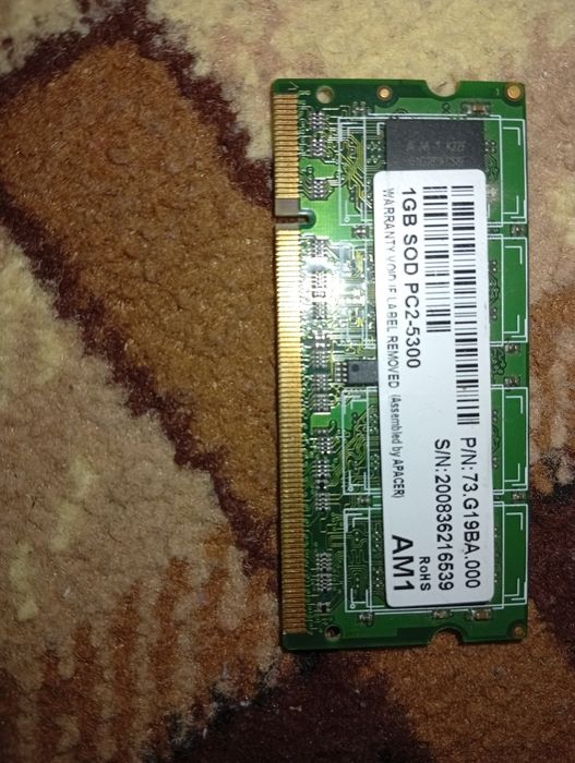 Vand memorii ram de leptop