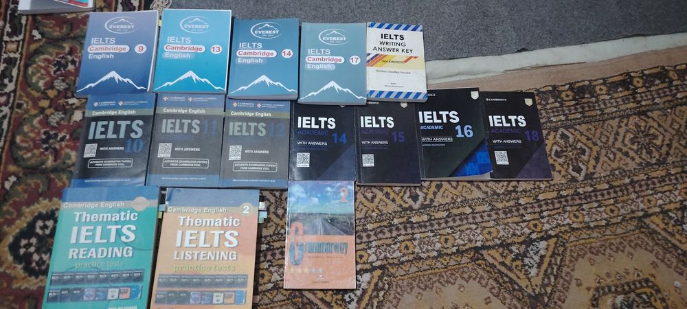 IELTS YOʻNALIWDAGI KITOBLAR keliwtiriladi. Срочно продаётся книги