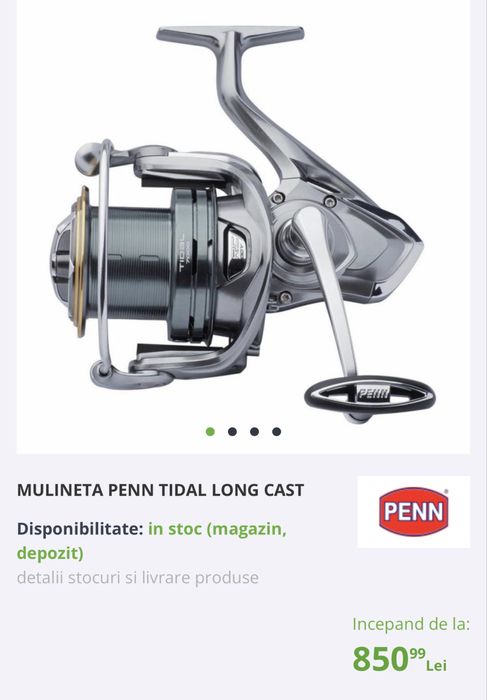 Mulineta Penn Tidal Long Cast 7000