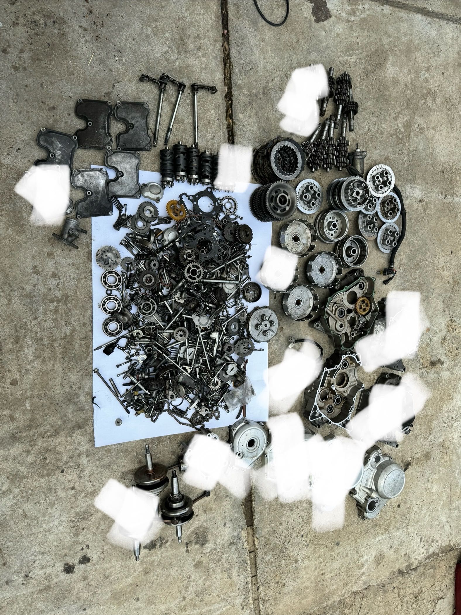 Dezmembrez motor yamaha yzf/mt 125 2008-2023