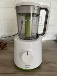 Aparat 2 in 1 preparere la abur si blender