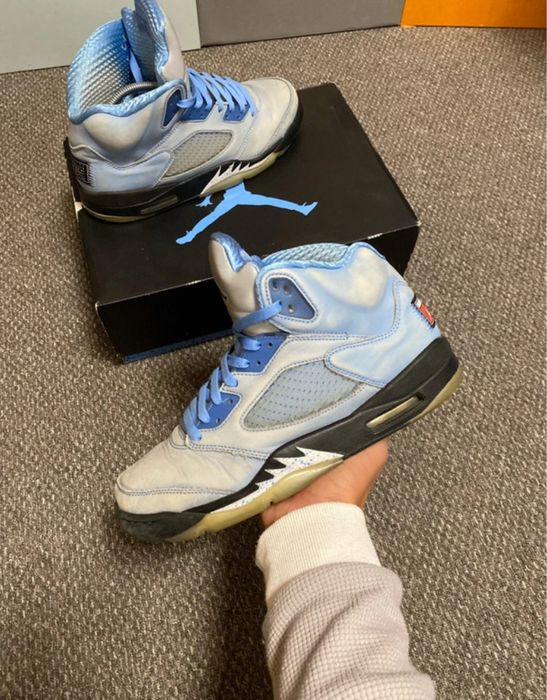 Air Jordan 5 UNC university blue marime 44,5