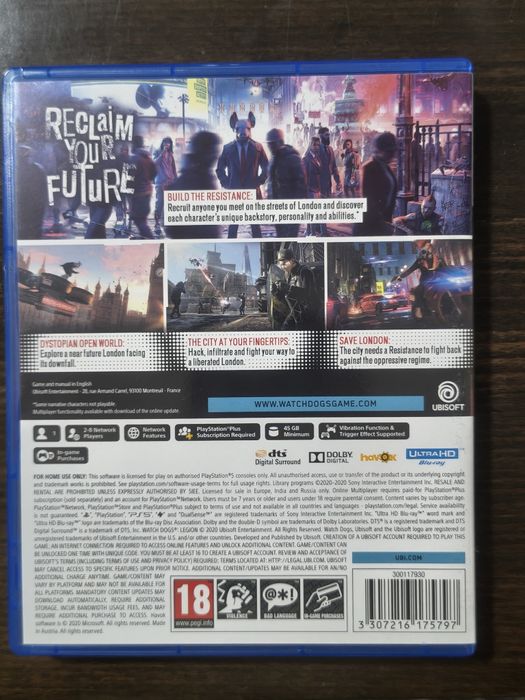 Watch Dogs Legion Ps5