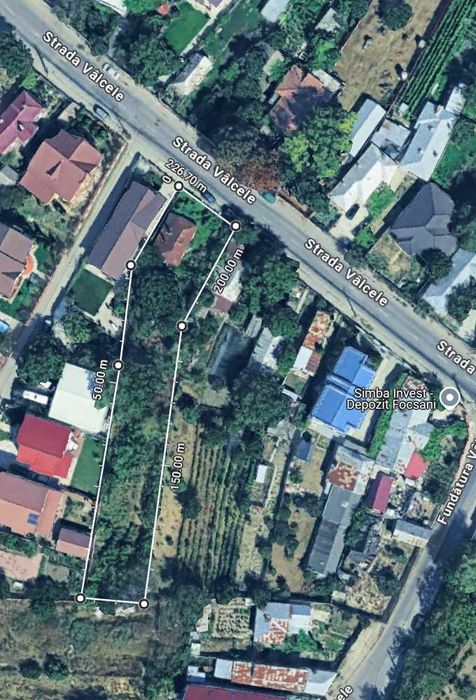Proprietar - Teren Focsani, Str. Valcele, 1395 mp