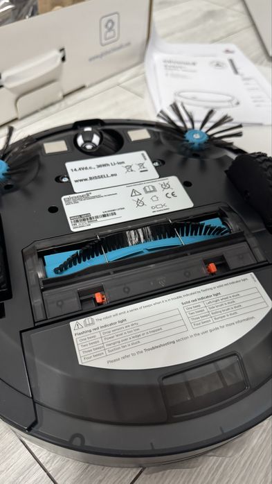 Aspirator Robot Bissell EV675 ptr podele dure si covoare, păr de anima