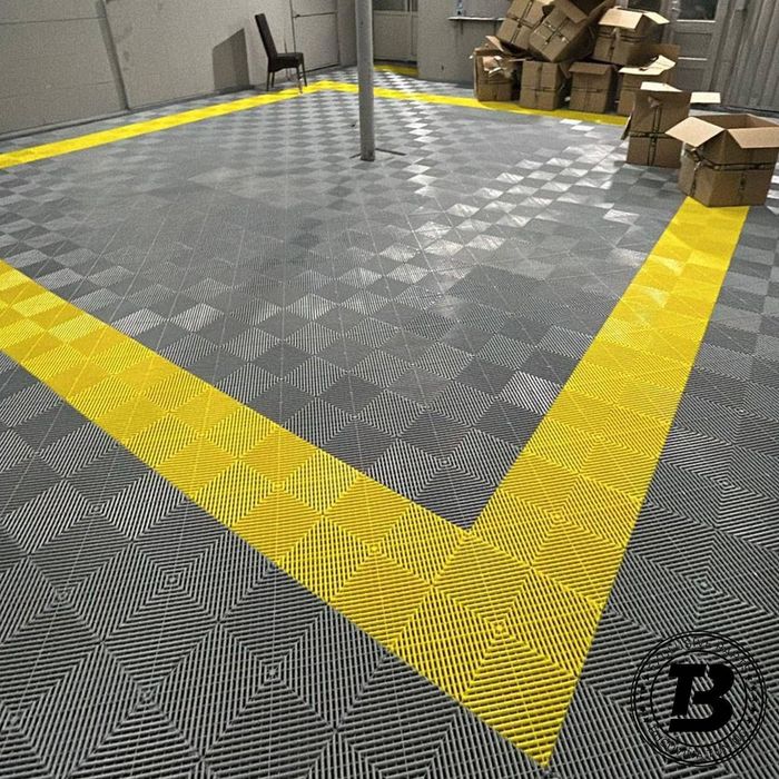 Pardoseala Modulara pentru Garaj si Ateliere Detailing - Gri Deschis