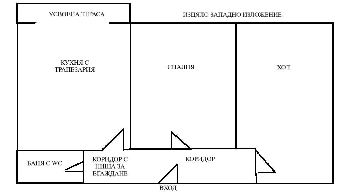 Собственик продава САНИРАН и ГАЗИФИЦИРАН апартамент