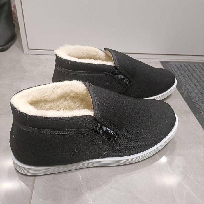 Зимние, мужские, мягкие ботинки