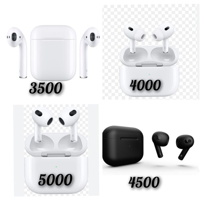 Беспроводные наушники Apple AirPods.  Беспроводные наушники. Наушник