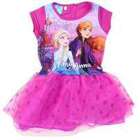 Rochita fetite cu personajul Frozen, Disney, Elsa&Anna haine copii
