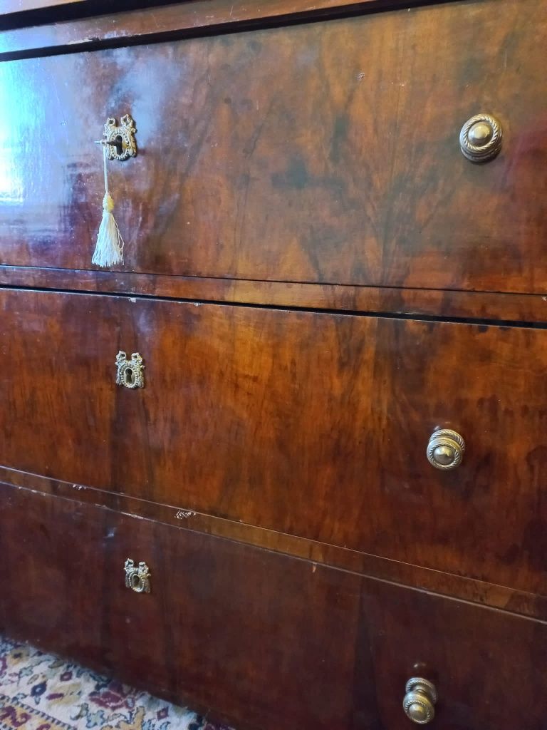 Comoda, dulap cu sertare, stil Biedermeier