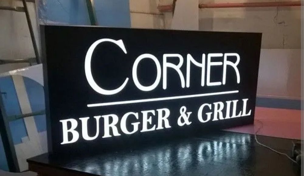 Световой короб. Вывеска. Рекламный бокс