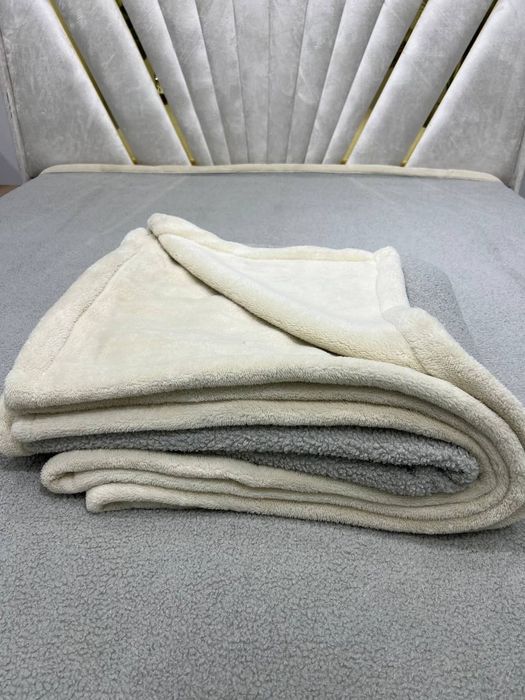 Зимний тёплый плед барашка TEDDY