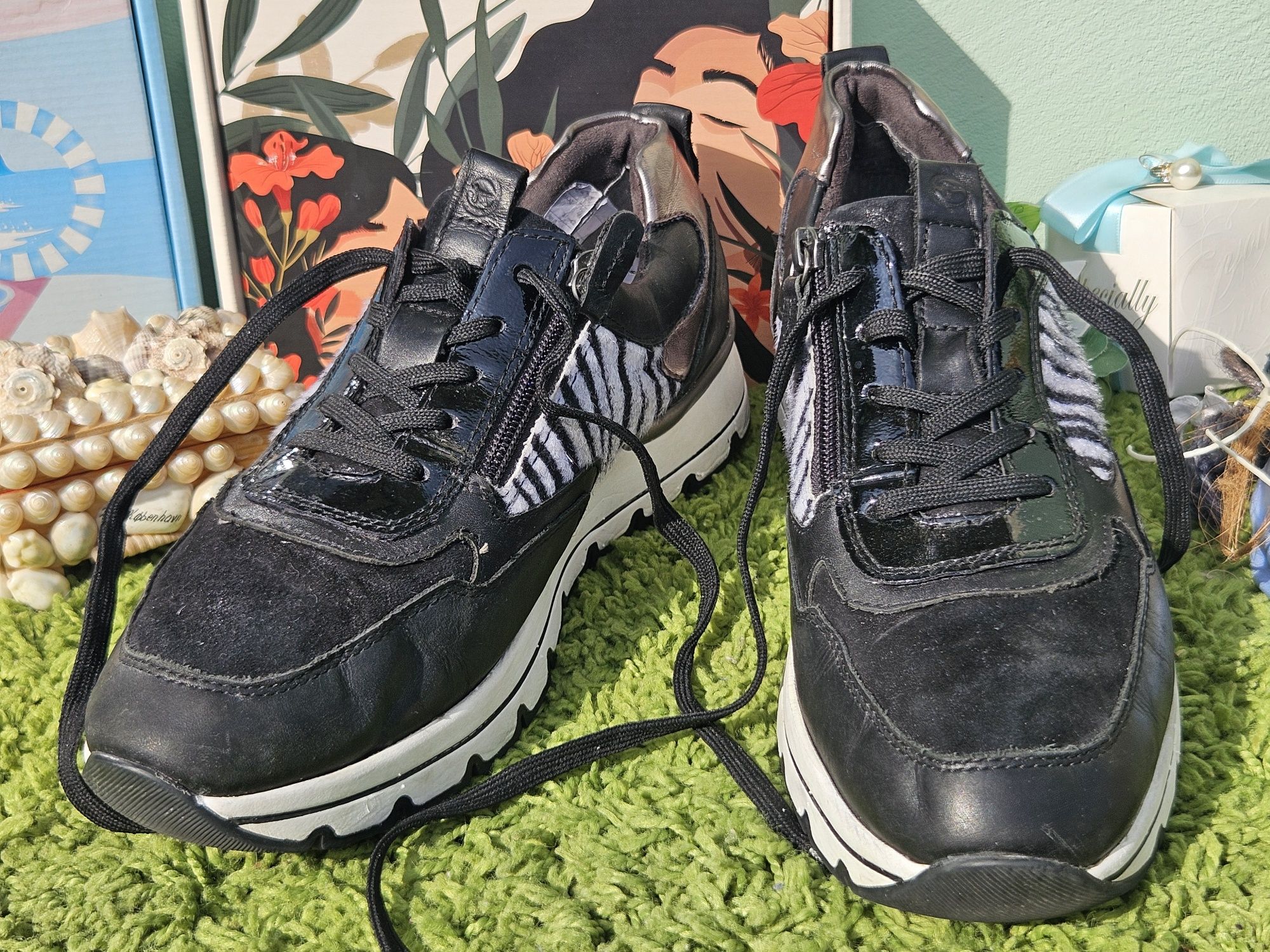 Tamaris кецове от кожа N40
