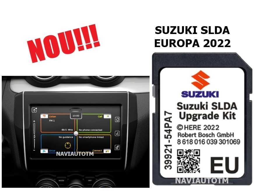 Card Harti Navigatie 2022 Suzuki SLDA Vitara  Baleno Romania EuropA